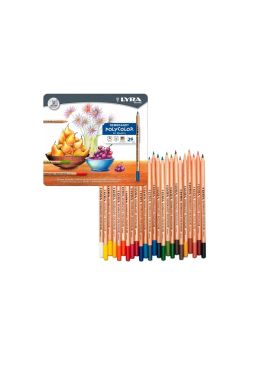 Estojo Lapis de Cor Polycolor C/24 Lyra